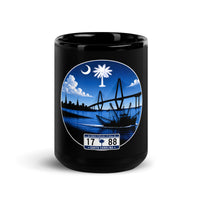 Tasse noire brillante Caroline du Sud