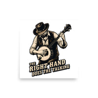 Banjo "The Right Hand Does The Talking" Poster