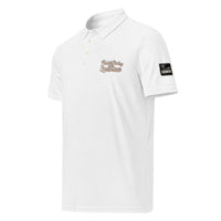 "Pedal-Steelers run Country Music" Men’s slim fit polo
