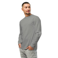 "Still Country" Garment-dyed heavyweight long-sleeve shirt
