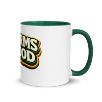 "No Farms, No Food" Mug with Color Inside