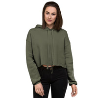 "Smoke&Grit" Crop Hoodie