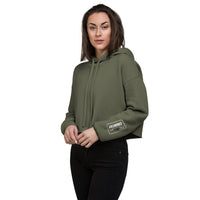 "Smoke&Grit" Crop Hoodie