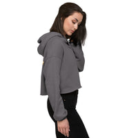 "Smoke&Grit" Crop Hoodie